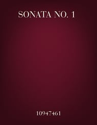 Guitar Sonata No. 1 Guitar and Fretted sheet music cover Thumbnail